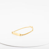 18K Yellow Gold ID Bracelet-Engraveable