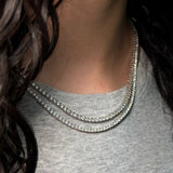 Lab Diamond Tennis Necklace
