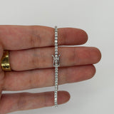 White Gold Tennis Bracelet