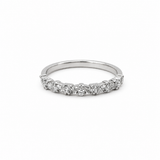 Marquise + Round Diamond Band