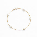 Gold Pearl Bracelet