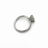Oval Diamond Wedding Set