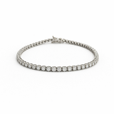 14k White Gold Tennis Bracelet