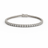 18k White Gold Tennis Bracelet