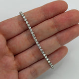 14k White Gold Tennis Bracelet