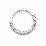 Double Prong Diamond Band