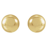 14k Gold Ball Earrings