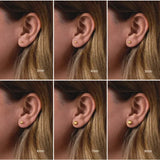 14k Gold Ball Earrings