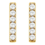 Bar Lab Diamond Earrings