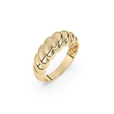 Gold Croissant Ring