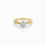 14K Yellow Gold 1.14 CT Celebration Diamond Engagement Ring
