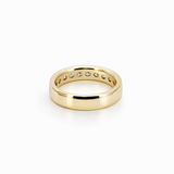 14k Yellow Gold Natural Diamond Channel Set Band 0.55CTW