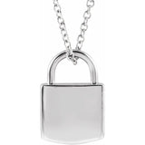 Lock Pendant Necklace